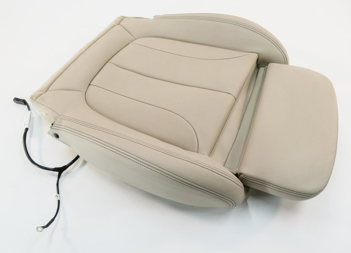 2018 BMW X1 (F48) PASSENGER - LOWER BOTTOM SPORT SEAT CUSHION (OYSTER LEATHER)