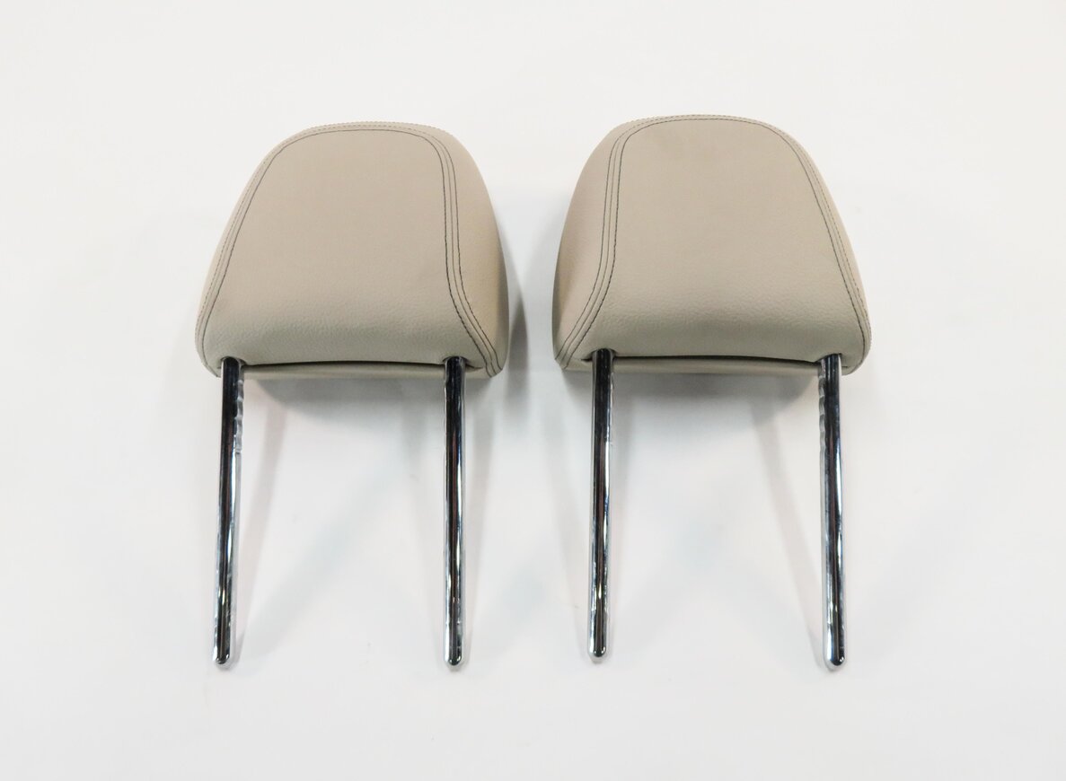 Thumbnail 6: 2018 BMW X1 (F48) FRONT LEFT & RIGHT SEAT HEADREST SET-2 (OYSTER LEATHER)