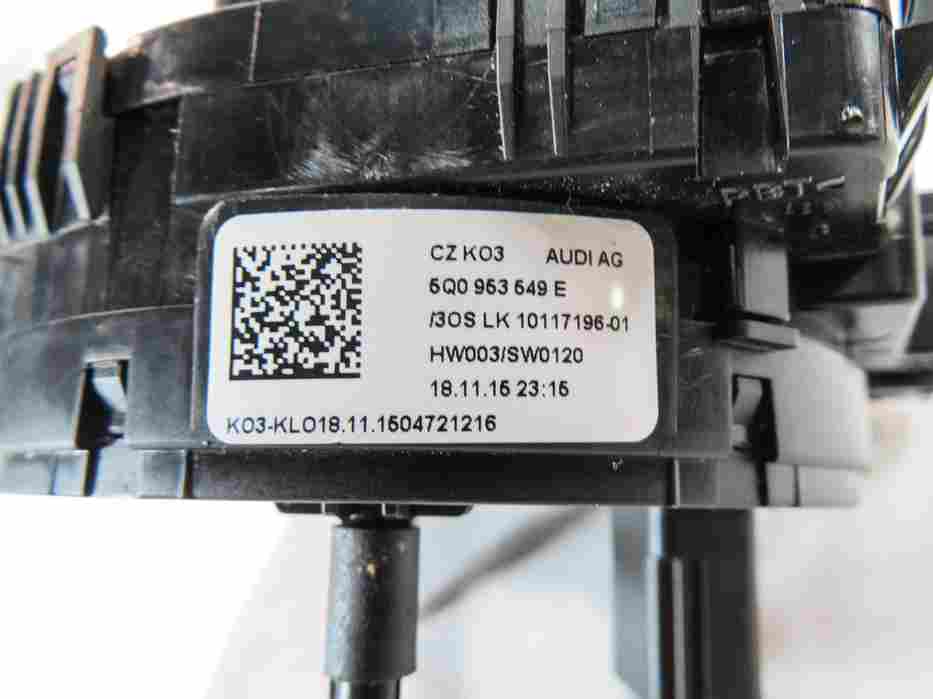 Thumbnail 7: 15-19 VW GOLF AUDI A3 S3 (8V) STEERING COLUMN CLOCKSPRING CLOCK SPRING SLIP RING