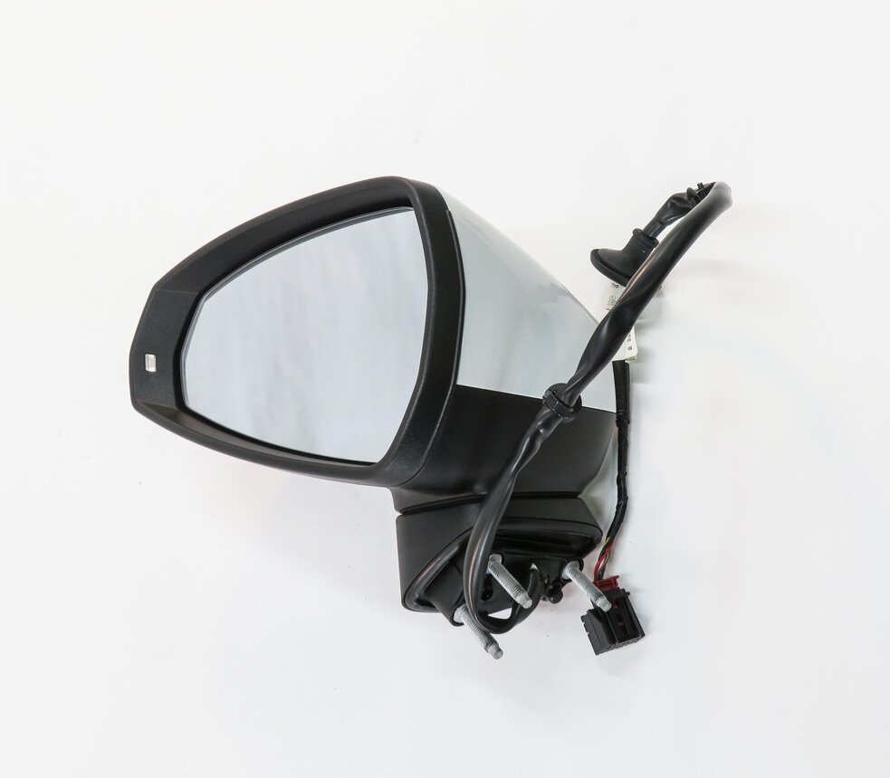 Thumbnail 3: 2015-2018 AUDI A3 S3 (8V) DRIVER - MANUAL FOLD HEATED DOOR MIRROR (WHITE 2Y)