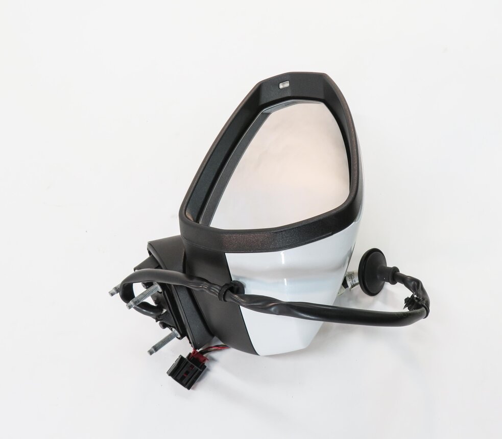 Thumbnail 4: 2015-2018 AUDI A3 S3 (8V) DRIVER - MANUAL FOLD HEATED DOOR MIRROR (WHITE 2Y)