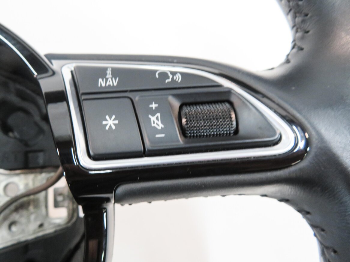 Thumbnail 6: 2015-2016 AUDI A3 (8V) LEFT DRIVER 3-SPOKE STEERING WHEEL (BLACK)