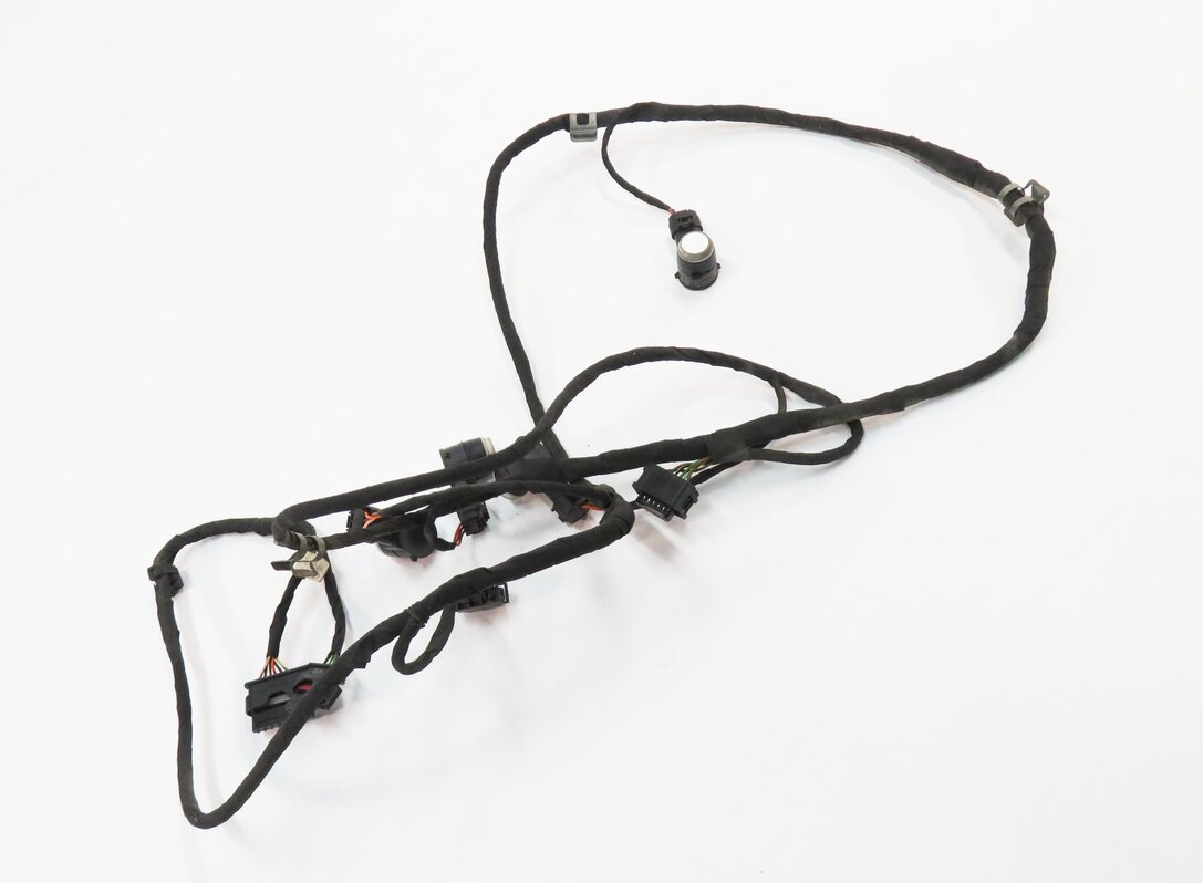 2016 MERCEDES GL450 (X166) REAR PDC PARK DISTANCE SENSOR SET w/ HARNESS (WHITE)