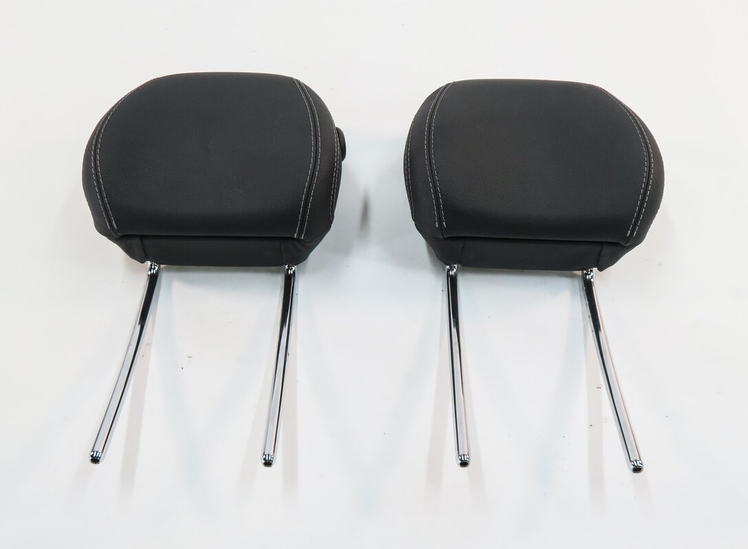 Thumbnail 2: 2016 MERCEDES GL450 (X166) FRONT LEFT & RIGHT SEAT HEADREST SET (BLACK LEATHER)