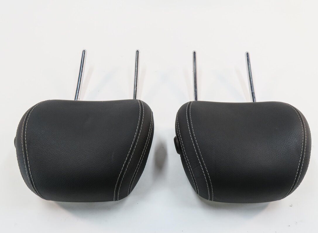 Thumbnail 4: 2016 MERCEDES GL450 (X166) FRONT LEFT & RIGHT SEAT HEADREST SET (BLACK LEATHER)