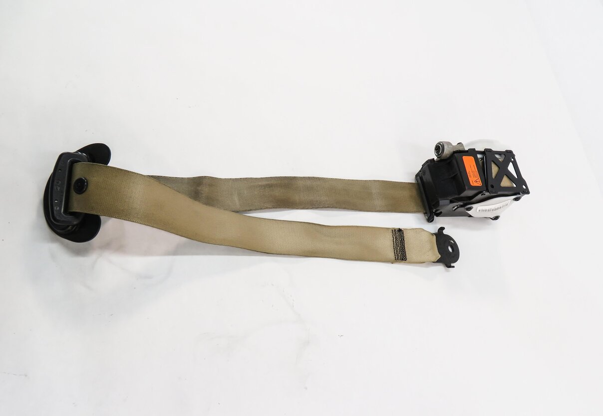 Thumbnail 3: 07-14 BMW X5 X6 X5M X6M (E70 E71) LEFT FRONT DRIVER SEATBELT RETRACTOR (BEIGE)