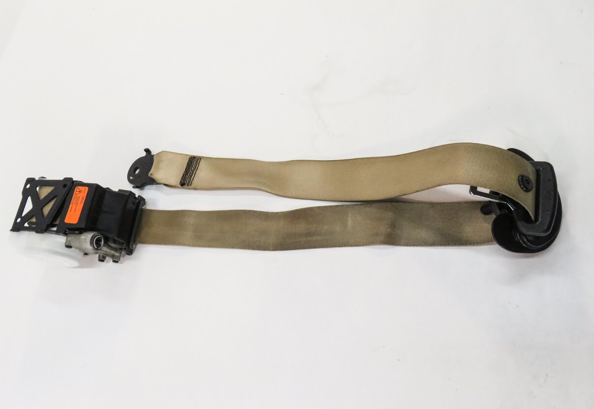 Thumbnail 4: 07-14 BMW X5 X6 X5M X6M (E70 E71) LEFT FRONT DRIVER SEATBELT RETRACTOR (BEIGE)
