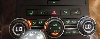 Thumbnail 2: 2012-2013 RANGE ROVER SPORT (L320) FRONT HEATER A/C TEMPERATURE CLIMATE CONTROL