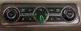 Thumbnail 2: 2010-2016 LR4 / RANGE ROVER SPORT (L320) RADIO NAV PHONE VIDEO CLOCK INFO SWITCH