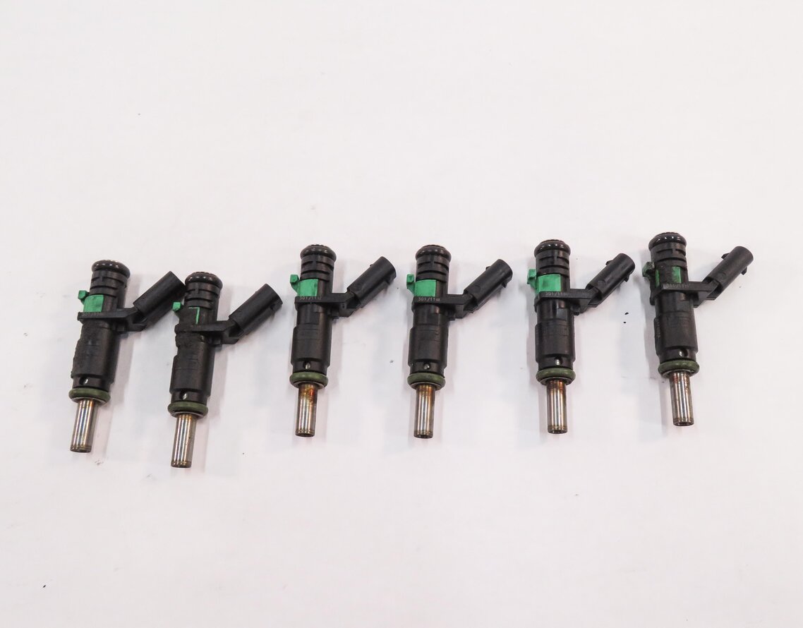 Thumbnail 5: 10-13 MERCEDES C300 C350 E350 GLK350 S400 (W204 W211 X204) FUEL INJECTOR SET-6