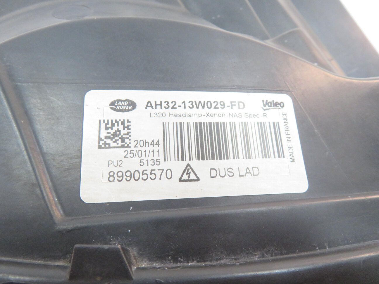 Thumbnail 6: 10-11 RANGE ROVER SPORT (L320) RIGHT PASSENGER HID ADAPTIVE XENON HEADLIGHT LAMP