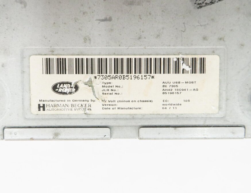 Thumbnail 6: 10-14 LAND ROVER LR4 - RANGE ROVER SPORT (L320 L322) i-POD USB INTERFACE MODULE