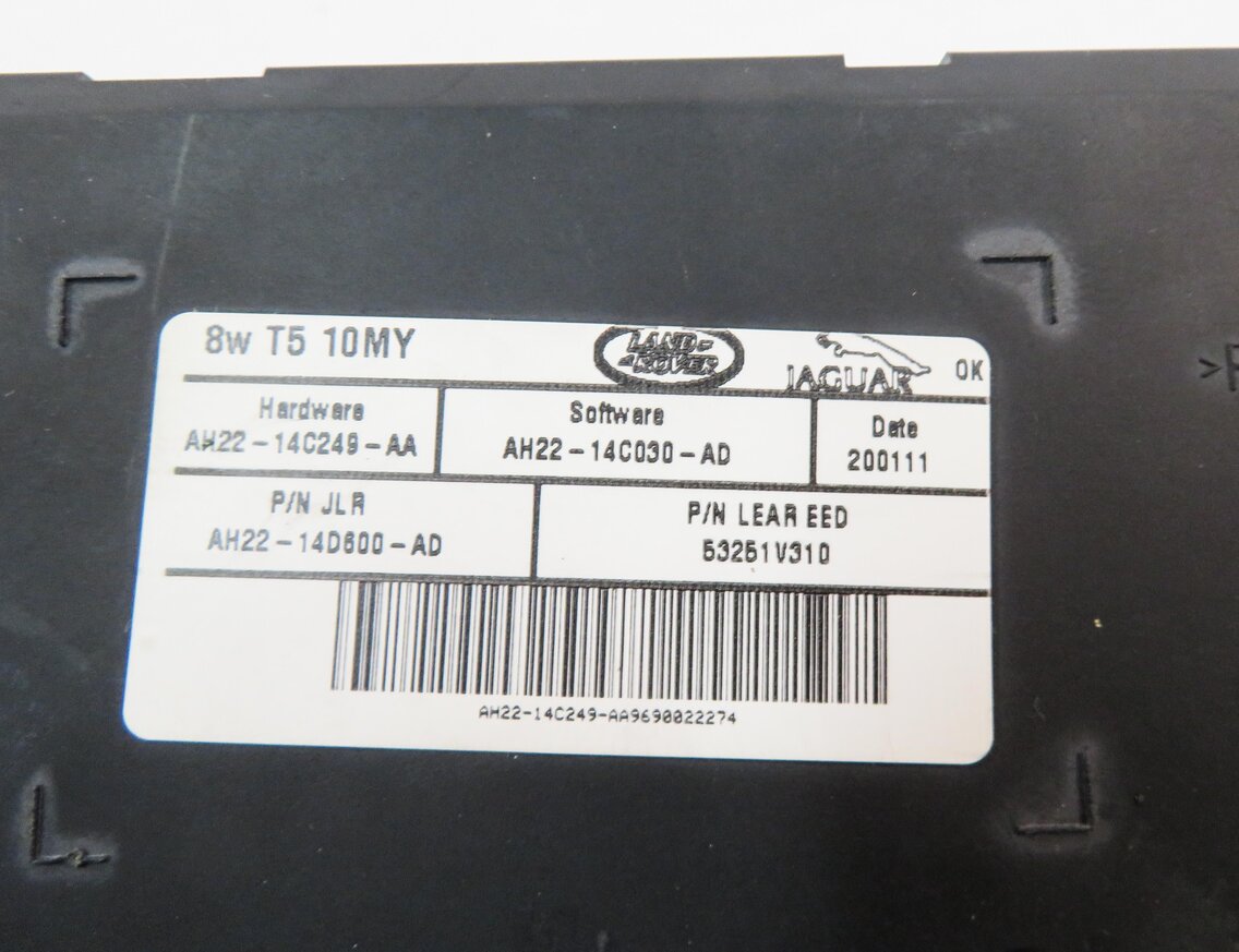 Thumbnail 7: 2010-2011 RANGE ROVER SPORT (L320) FRONT MEMORY SEAT CONTROL MODULE