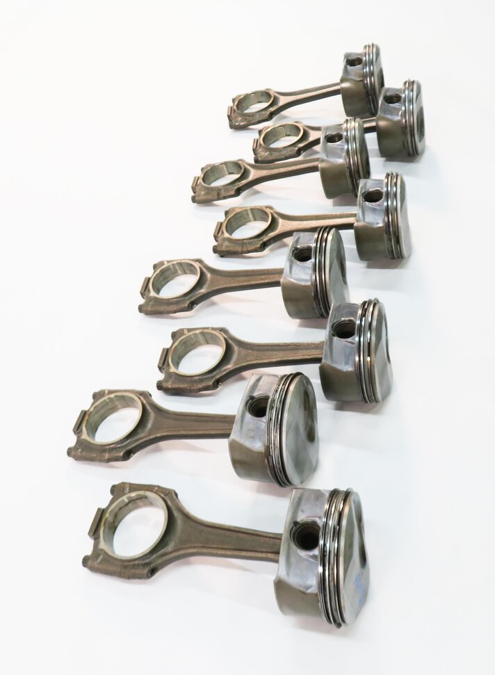 Thumbnail 3: 08-12 PORSCHE CAYENNE PANAMERA (958 970) 3.6L M46 / 4.8L M48 ENGINE PISTON SET