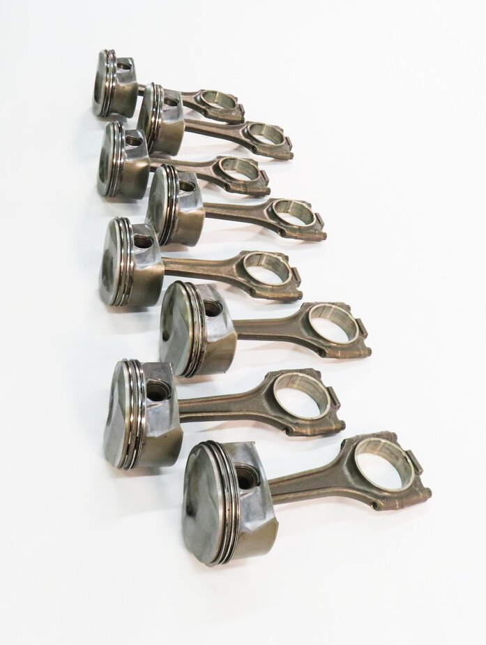 Thumbnail 4: 08-12 PORSCHE CAYENNE PANAMERA (958 970) 3.6L M46 / 4.8L M48 ENGINE PISTON SET