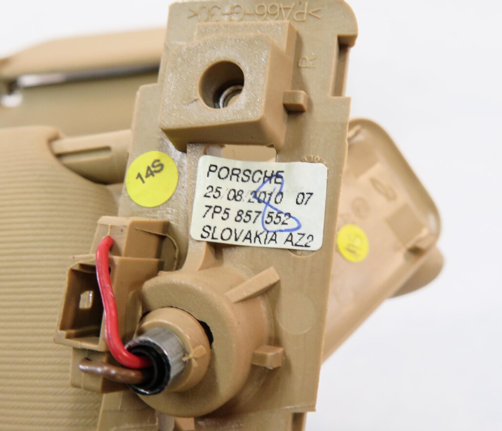 Thumbnail 9: 2011-2014 PORSCHE CAYENNE (958) FRONT LEFT & RIGHT SUNVISOR SHADE SET (BEIGE)