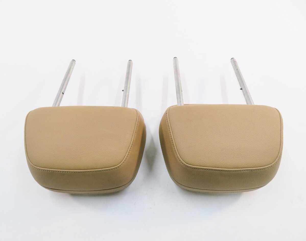 Thumbnail 6: 2011 PORSCHE CAYENNE (958) FRONT LEFT & RIGHT SEAT HEADREST SET (BEIGE LEATHER)