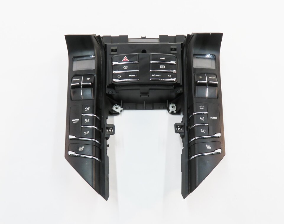 Thumbnail 2: 2011-2018 PORSCHE CAYENNE (958) FRONT HEATER A/C TEMPERATURE CONTROL PANEL