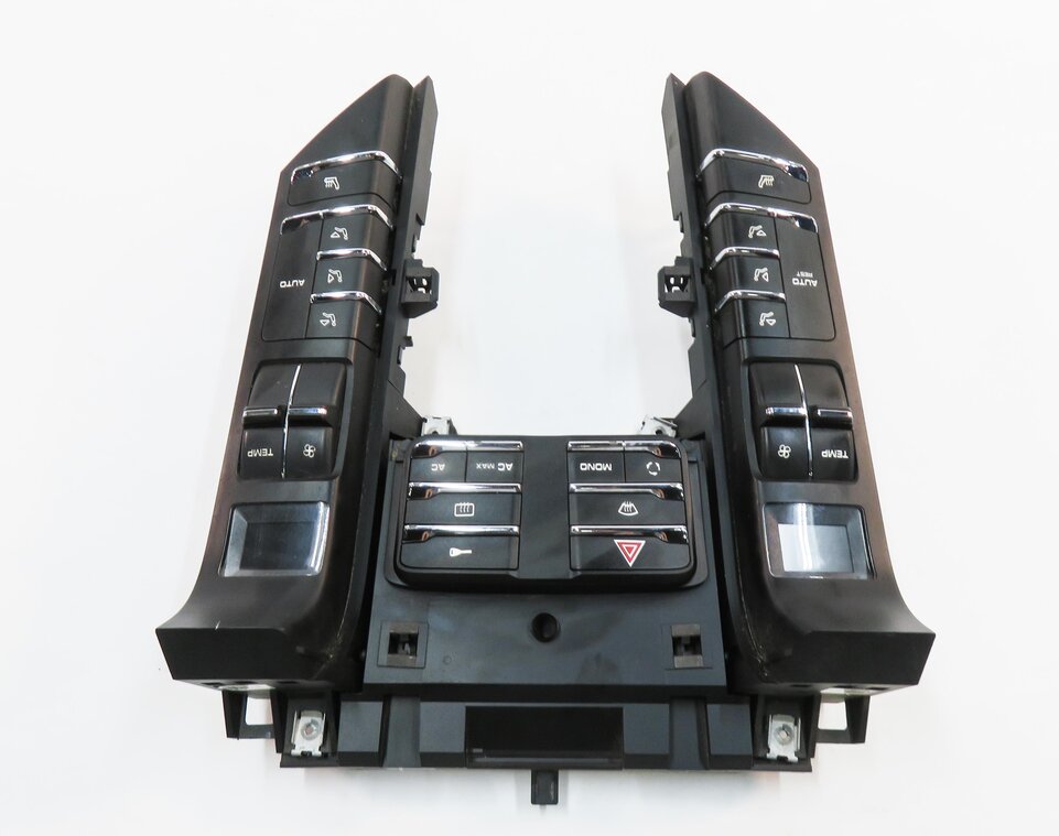 Thumbnail 5: 2011-2018 PORSCHE CAYENNE (958) FRONT HEATER A/C TEMPERATURE CONTROL PANEL