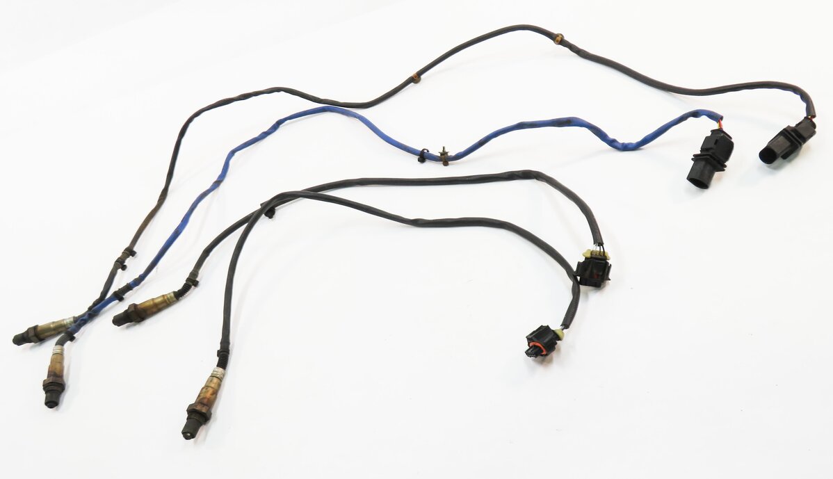 Thumbnail 2: 2011 PORSCHE CAYENNE (958) 4.8L - PRE POST CAT O2 OXYGEN LAMBDA PROBE SENSOR SET
