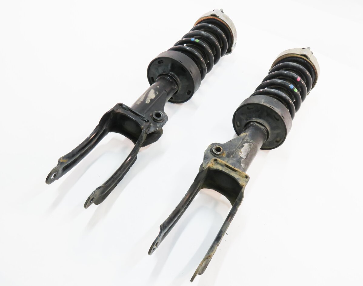 2011-2018 PORSCHE CAYENNE (958) FRONT LEFT & RIGHT SUSPENSION SHOCK STRUT SET-2