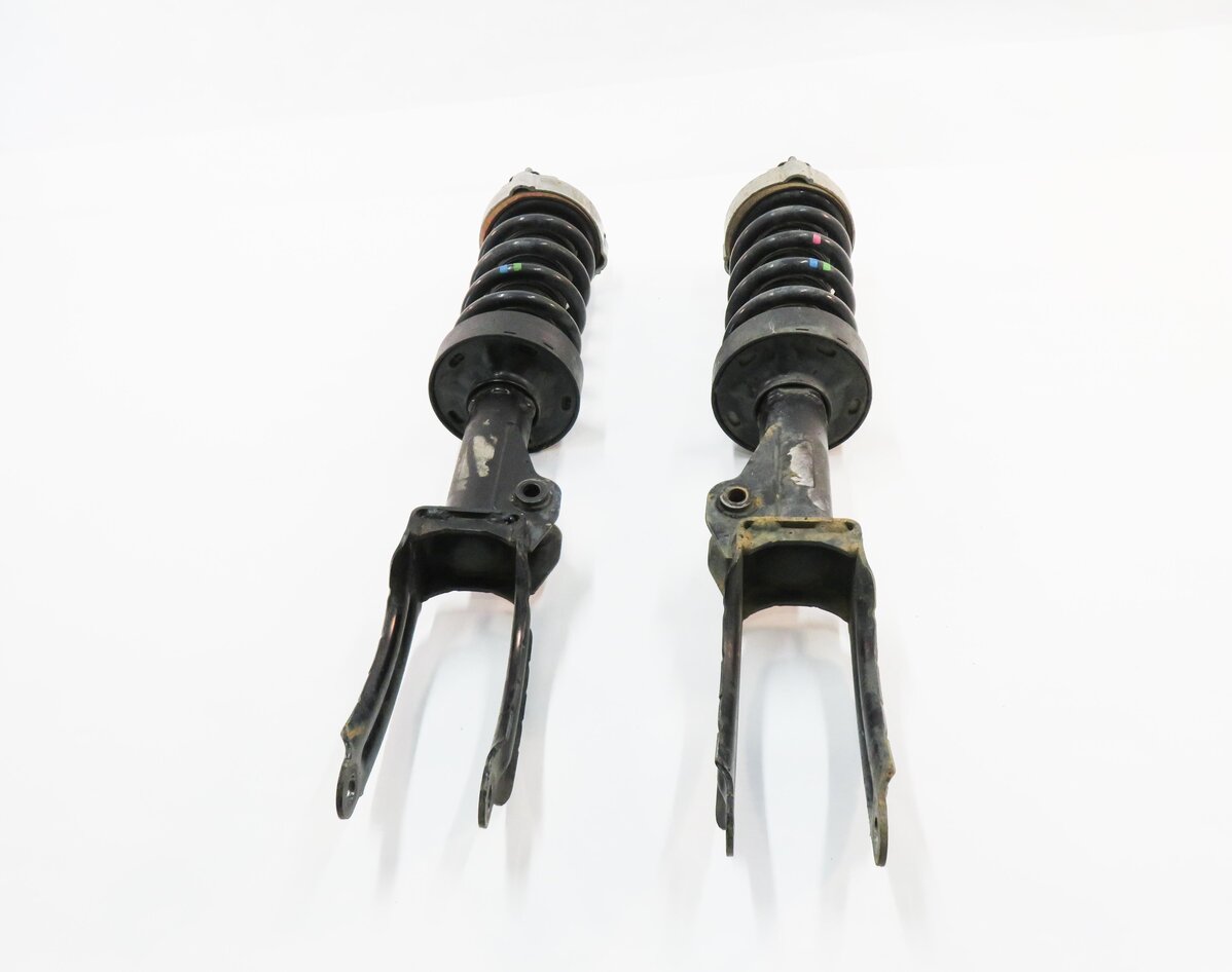 Thumbnail 2: 2011-2018 PORSCHE CAYENNE (958) FRONT LEFT & RIGHT SUSPENSION SHOCK STRUT SET-2