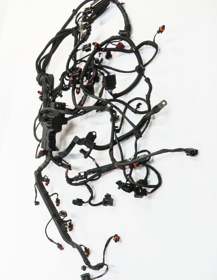 Thumbnail 2: 2011 PORSCHE CAYENNE (958) 4.8L V8 ENGINE WIRE WIRING HARNESS LOOM
