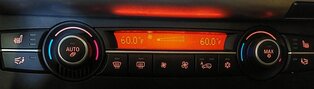 Thumbnail 2: 2009 BMW X6 (E71) REAR HEATER A/C TEMPERATURE CLIMATE CONTROL PANEL