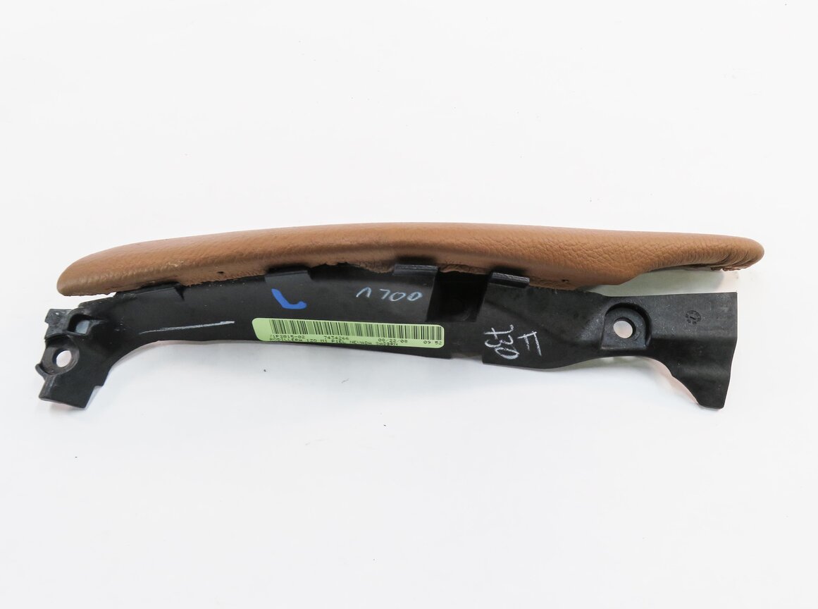 Thumbnail 6: 2009 BMW X6 (E71) FRONT LEFT & RIGHT CENTER CONSOLE TRIM PAD SET (SADDLE BROWN)