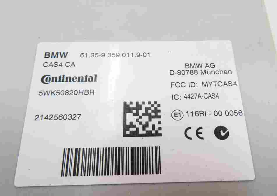 Thumbnail 8: 2015 BMW 535i (F10) 3.0L N55 ENGINE ECM DME CAS 4 IMMOBILIZER MODULE KEY SET