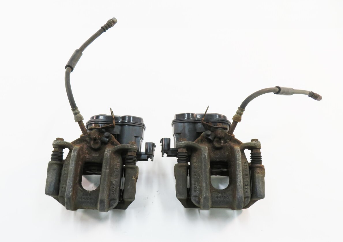 Thumbnail 2: 2011-2016 BMW 528i 535i ACTIVEHYBRID-5 (F10) REAR ABS DISC BRAKE CALIPER SET-2