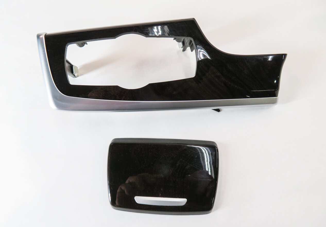 Thumbnail 3: 2015 BMW 535i (F10) DASH DOOR CONSOLE WOOD GRAIN TRIM PANEL SET (ASH GRAIN WOOD)