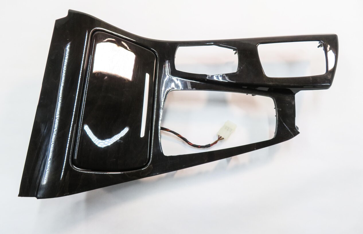 Thumbnail 4: 2015 BMW 535i (F10) DASH DOOR CONSOLE WOOD GRAIN TRIM PANEL SET (ASH GRAIN WOOD)