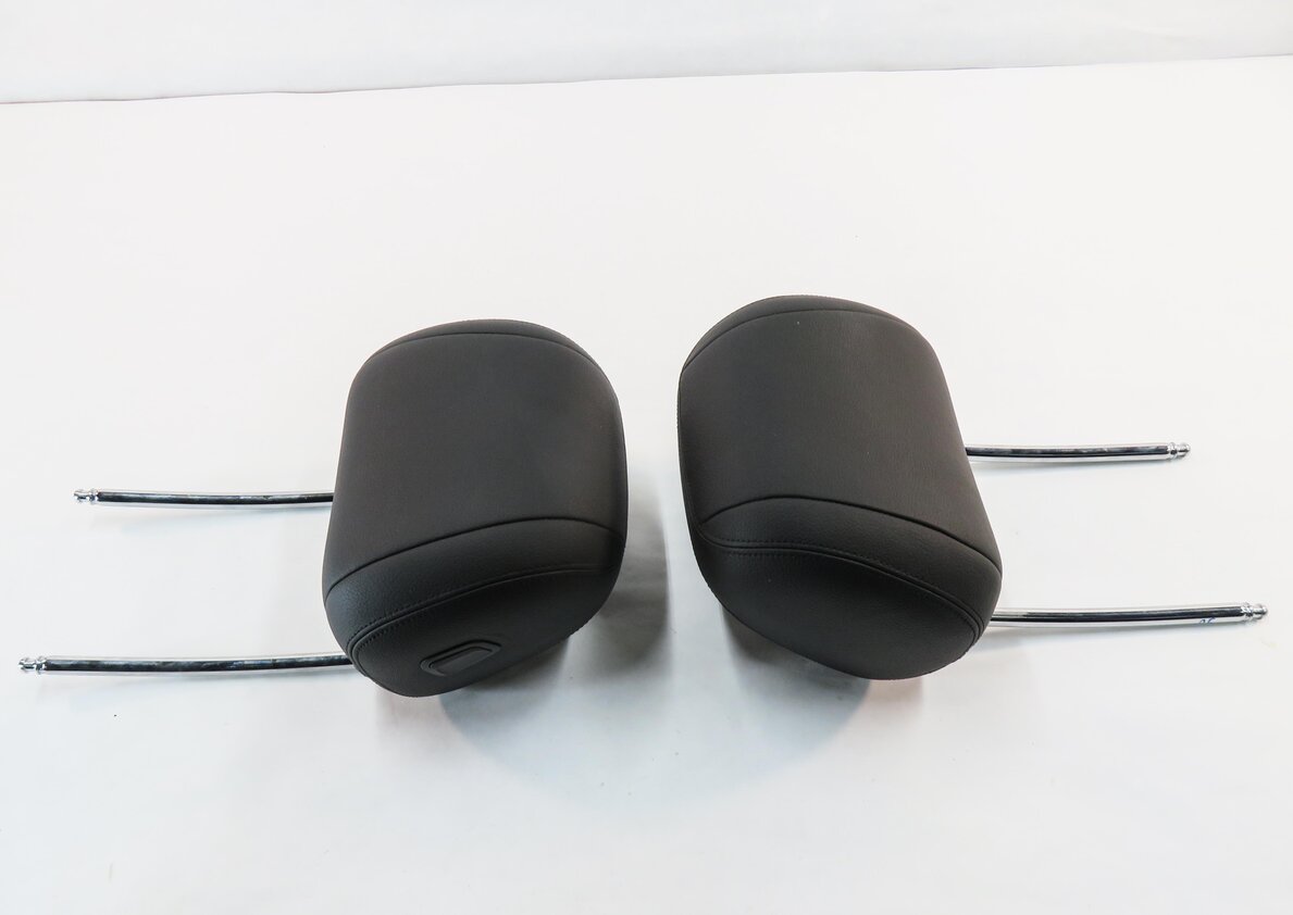 Thumbnail 3: 2015 BMW 535i (F10) FRONT LEFT & RIGHT SEAT HEADREST SET-2 (BLACK LEATHER)