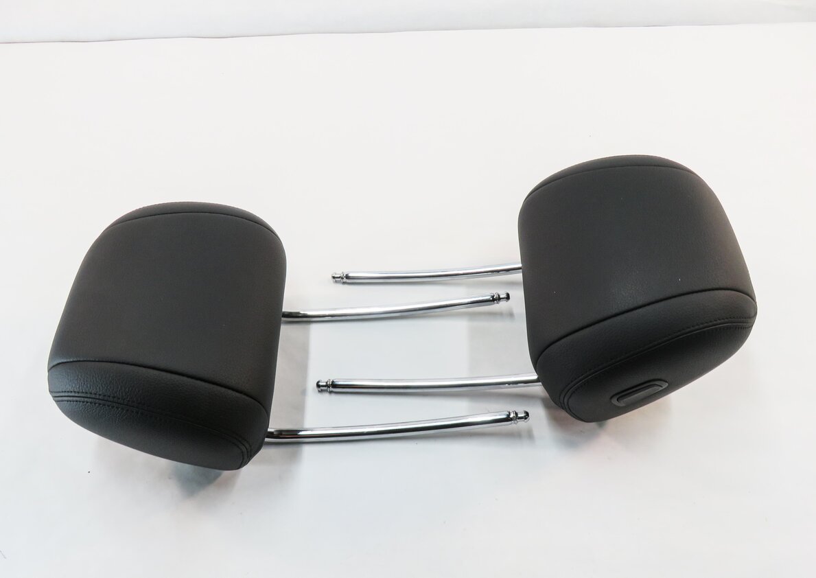Thumbnail 4: 2015 BMW 535i (F10) FRONT LEFT & RIGHT SEAT HEADREST SET-2 (BLACK LEATHER)
