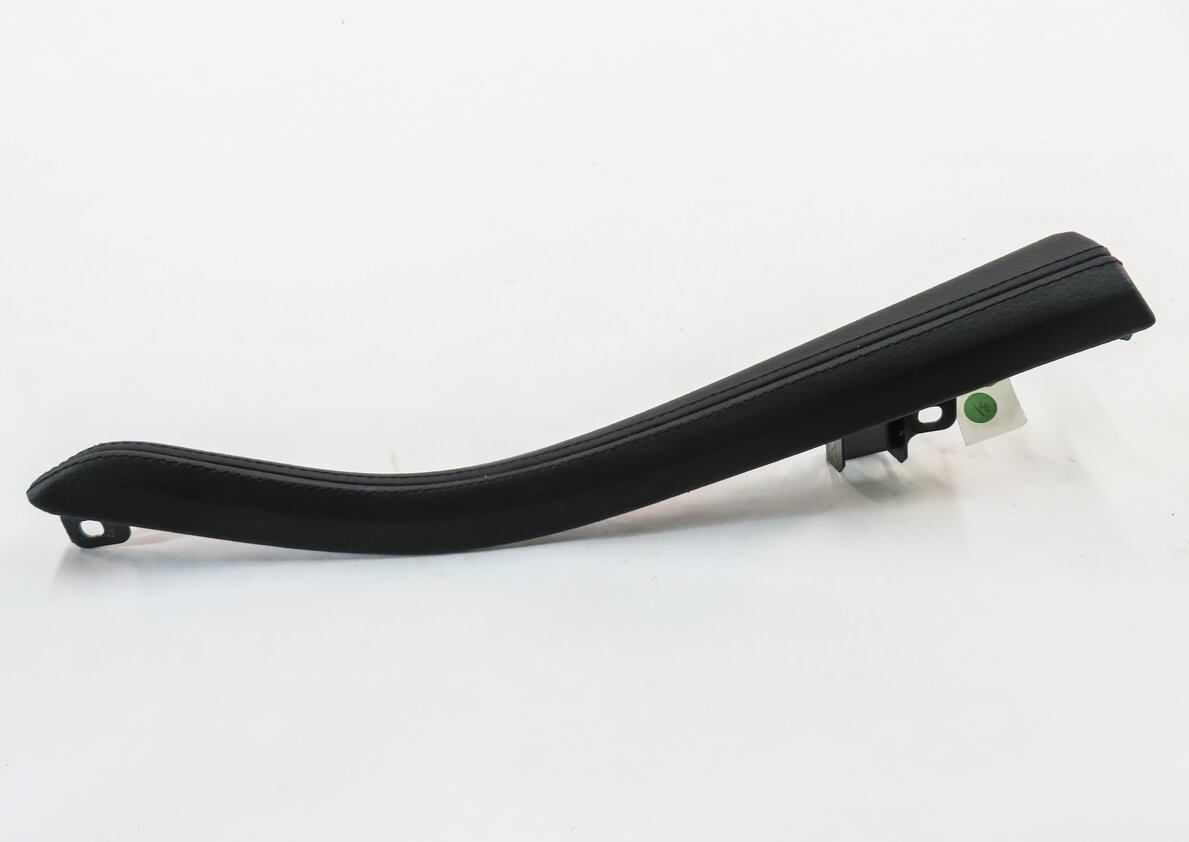 2015 BMW 535i (F10) FRONT CENTER CONSOLE COMPARTMENT EDGE TRIM (BLACK LEATHER)