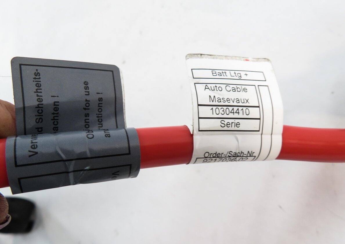 Thumbnail 6: 2015 BMW 535i (F10) POSITIVE BATTERY CABLE SRS