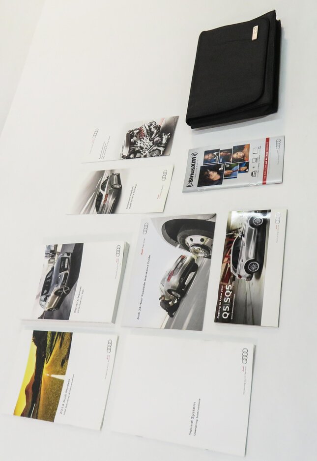 Thumbnail 3: 2014 AUDI Q5 (B8 8R) OWNERS MANUAL BOOK BOOKLET SERVICE GUIDE SET w/ CASE