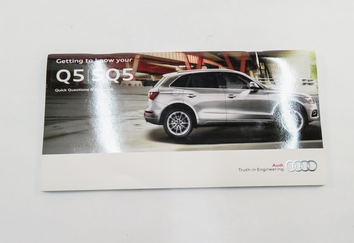 Thumbnail 8: 2014 AUDI Q5 (B8 8R) OWNERS MANUAL BOOK BOOKLET SERVICE GUIDE SET w/ CASE