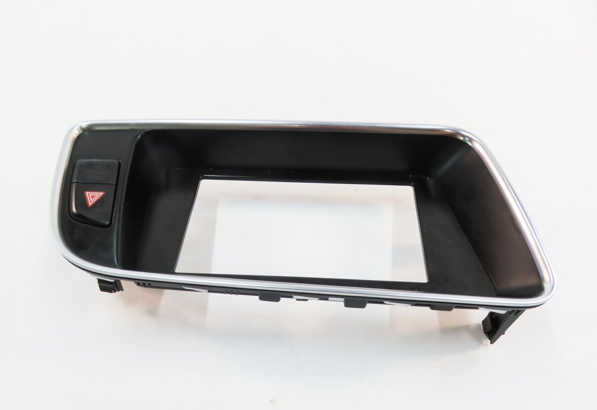 Thumbnail 5: 2014 AUDI Q5 (B8 8R) GPS NAVIGATION DISPLAY SCREEN TRIM BEZEL w/ HAZARD SWITCH