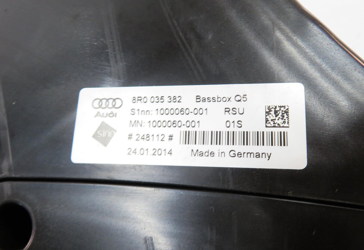 Thumbnail 15: 2014 AUDI Q5 (B8 8R) RADIO STEREO MEDIA AUDIO SUB SUBWOOFER TWEETER SPEAKER SET