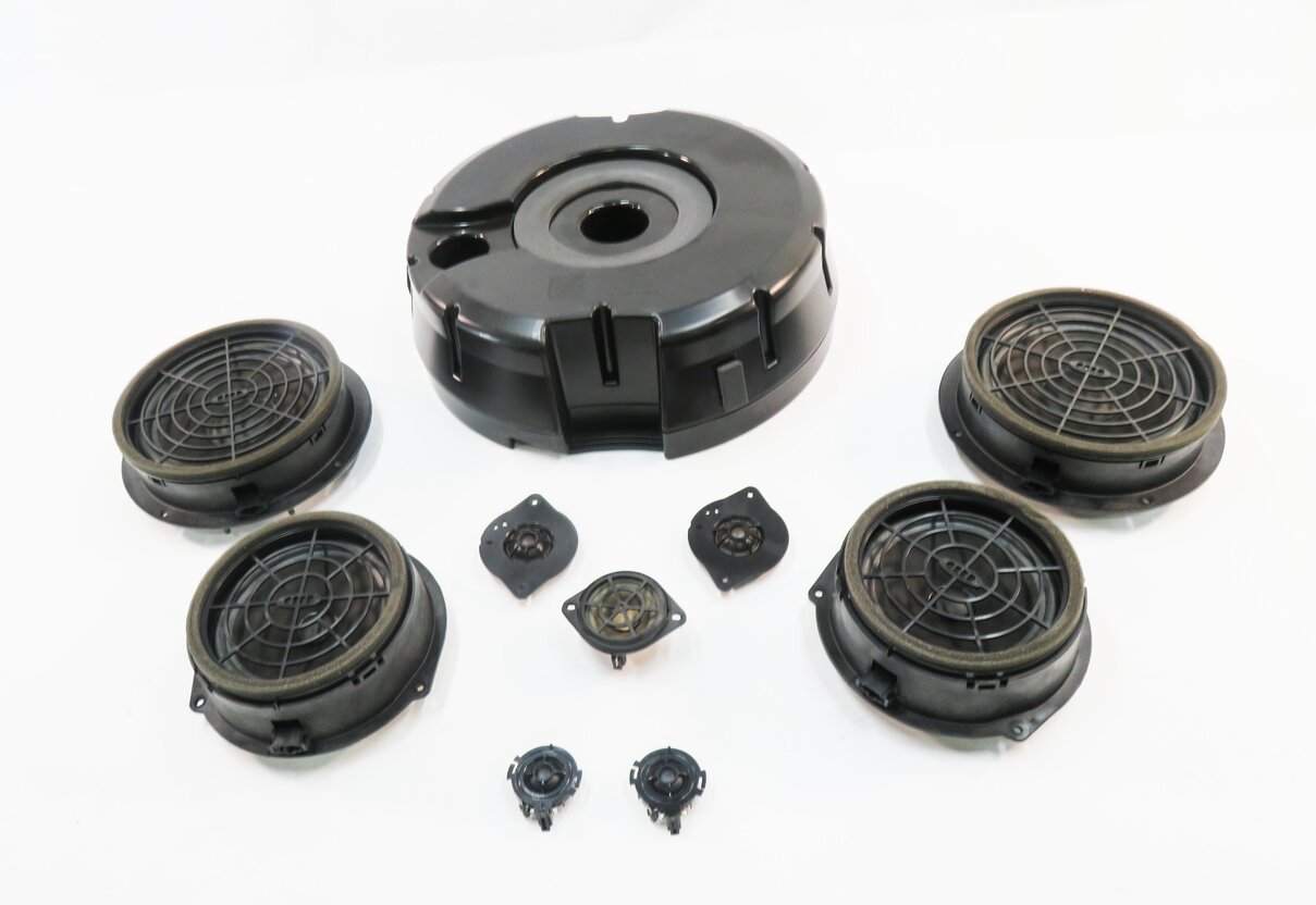 Thumbnail 2: 2014 AUDI Q5 (B8 8R) RADIO STEREO MEDIA AUDIO SUB SUBWOOFER TWEETER SPEAKER SET