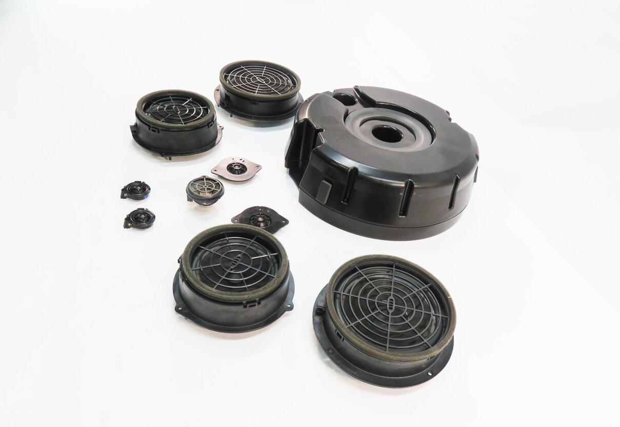 Thumbnail 3: 2014 AUDI Q5 (B8 8R) RADIO STEREO MEDIA AUDIO SUB SUBWOOFER TWEETER SPEAKER SET