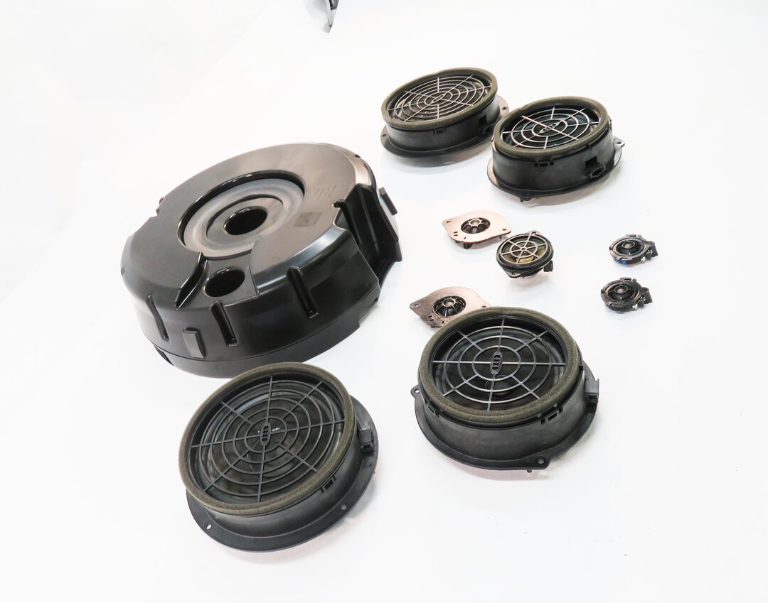 Thumbnail 4: 2014 AUDI Q5 (B8 8R) RADIO STEREO MEDIA AUDIO SUB SUBWOOFER TWEETER SPEAKER SET