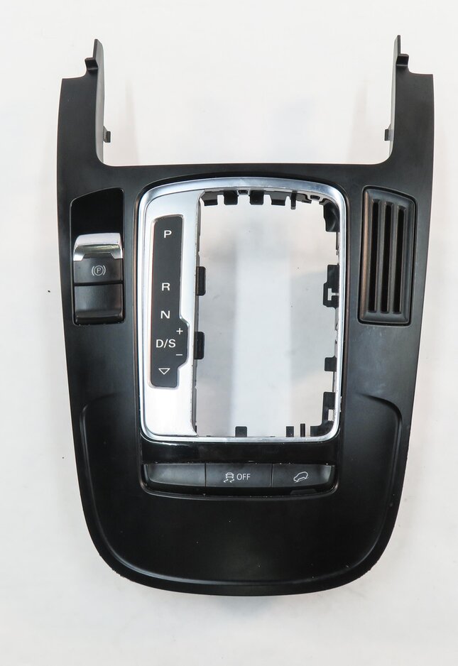 Thumbnail 2: 2014 AUDI Q5 (B8 8R) TRANSMISSION GEAR SHIFTER TRIM w/ PARKING BRAKE SWITCH