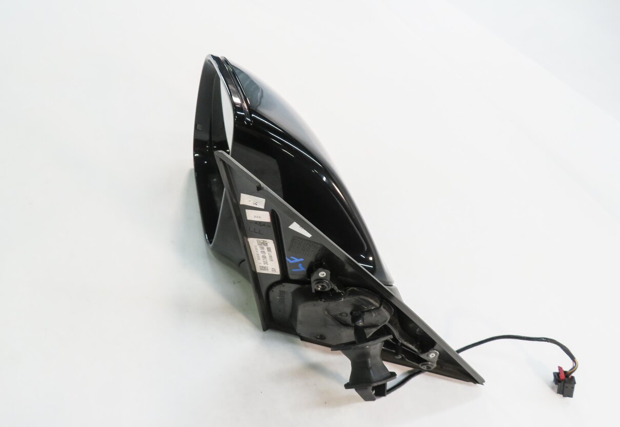 Thumbnail 4: 2009-2014 AUDI Q5 (B8 8R) LEFT FRONT DRIVER HEATED DOOR MIRROR (BRILLIANT BLACK)