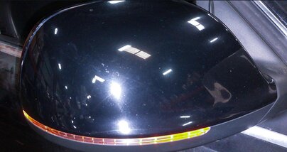 Thumbnail 2: 2009-2014 AUDI Q5 (B8 8R) RIGHT PASSENGER HEATED DOOR MIRROR (BRILLIANT BLACK)