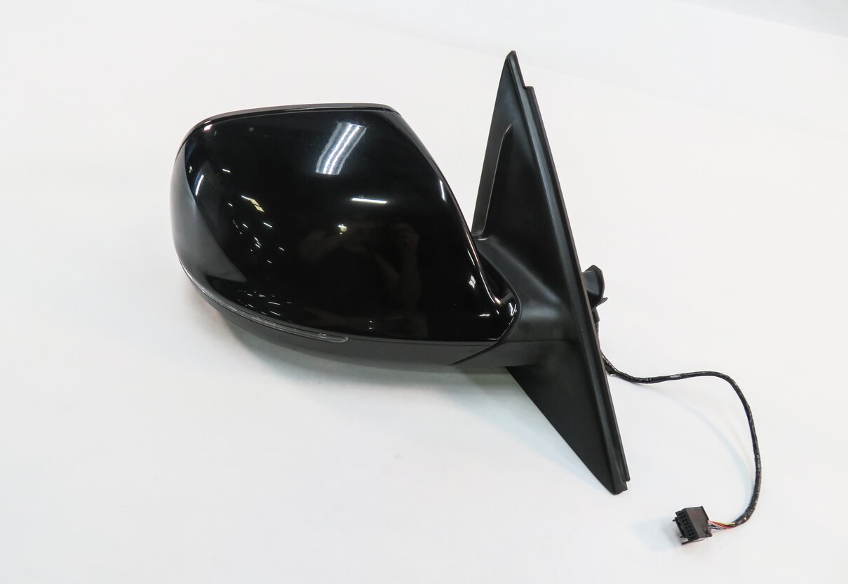 Thumbnail 6: 2009-2014 AUDI Q5 (B8 8R) RIGHT PASSENGER HEATED DOOR MIRROR (BRILLIANT BLACK)
