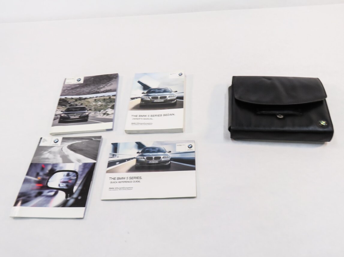 Thumbnail 2: 2012 BMW 550i (F10) OWNERS MANUAL BOOK BOOKLET GUIDE SET w/ CASE