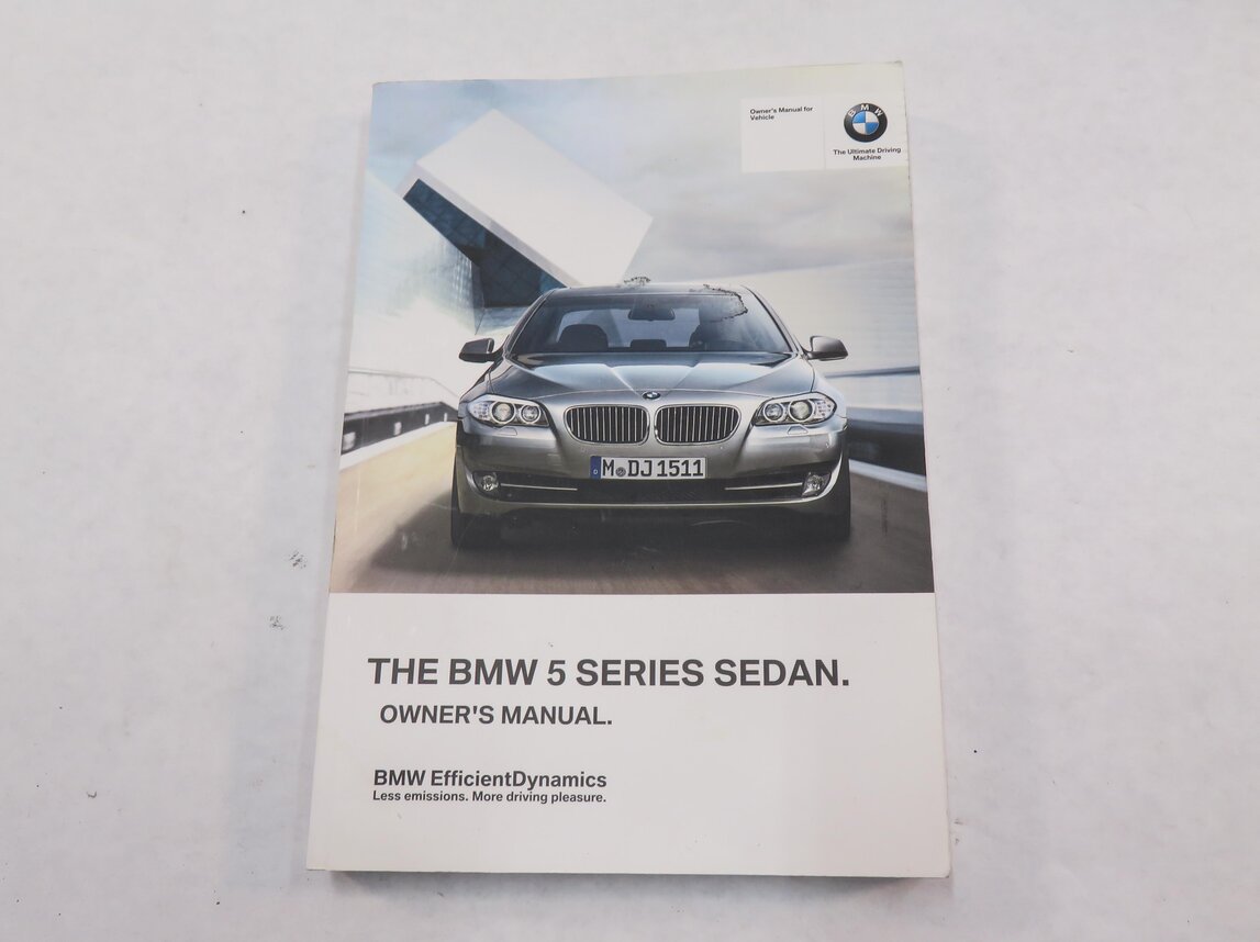 Thumbnail 8: 2012 BMW 550i (F10) OWNERS MANUAL BOOK BOOKLET GUIDE SET w/ CASE
